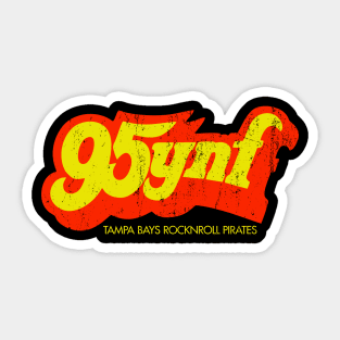 95yYNF - Tampa Bays Rock n Roll Sticker